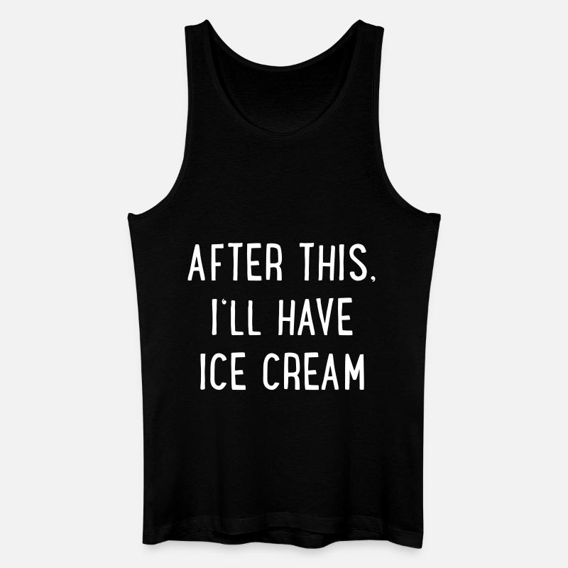 Eis - Männer Bio Tank Top - Schwarz