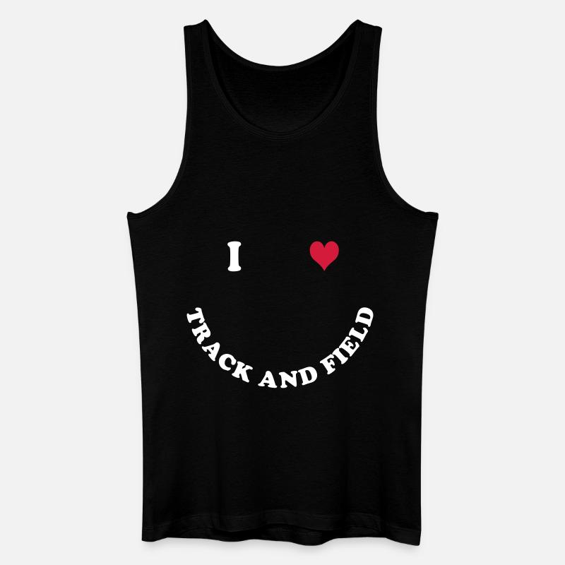 Track and Field - Männer Bio Tank Top - Schwarz
