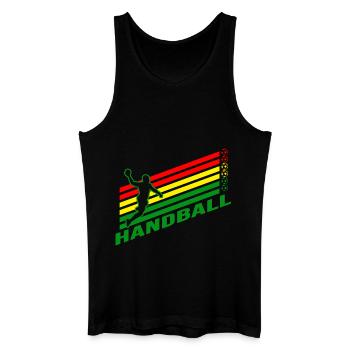 Handball Handball Fan Jump Throw Handball Player - Men’s Organic Tank Top - black - Front