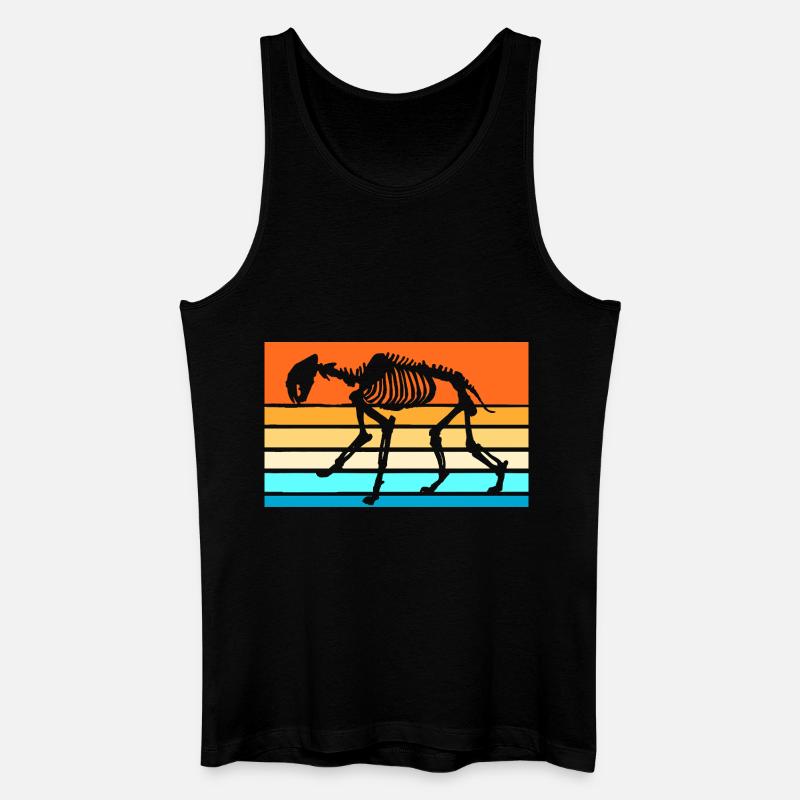 Säbelzahntiger - Männer Bio Tank Top - Schwarz
