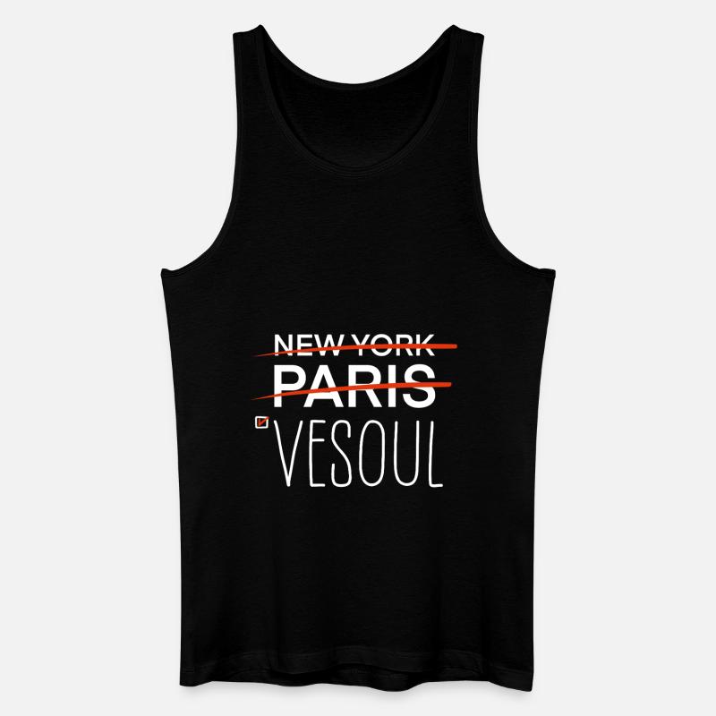 Vesoul - Männer Bio Tank Top - Schwarz