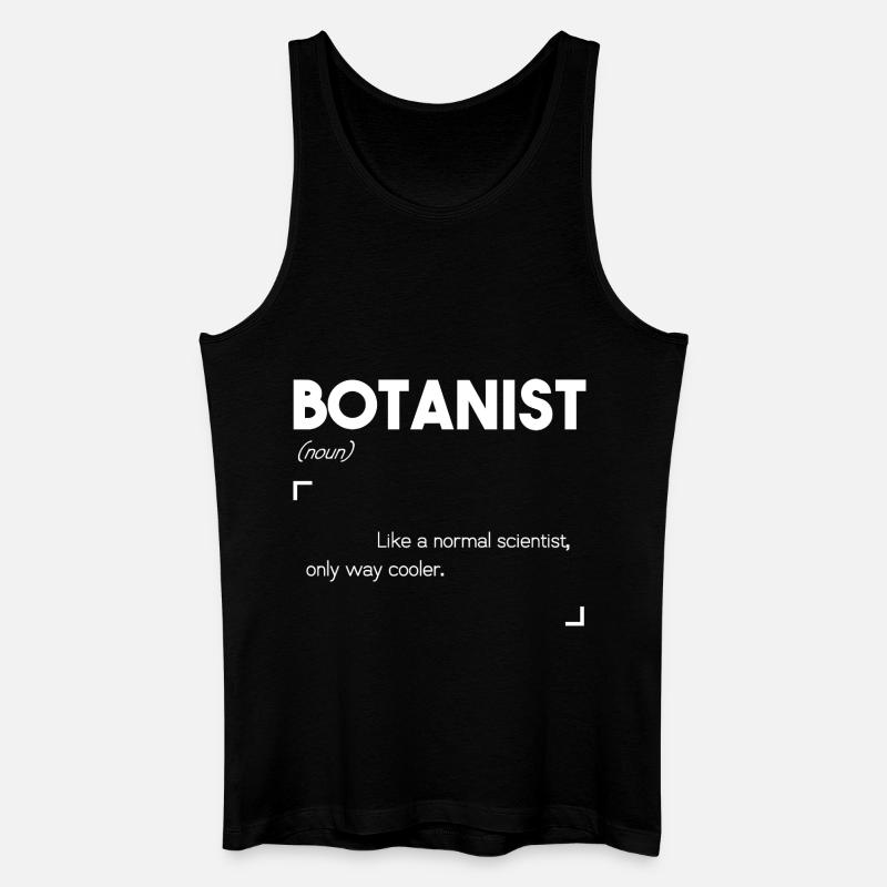 Botaniker - Männer Bio Tank Top - Schwarz