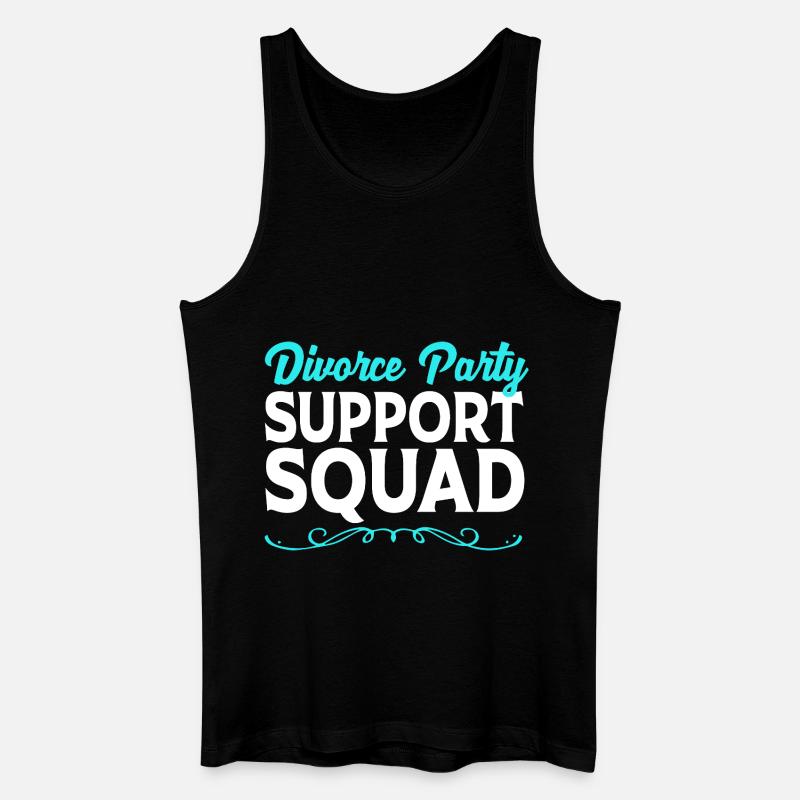 Scheidung - Männer Bio Tank Top - Schwarz