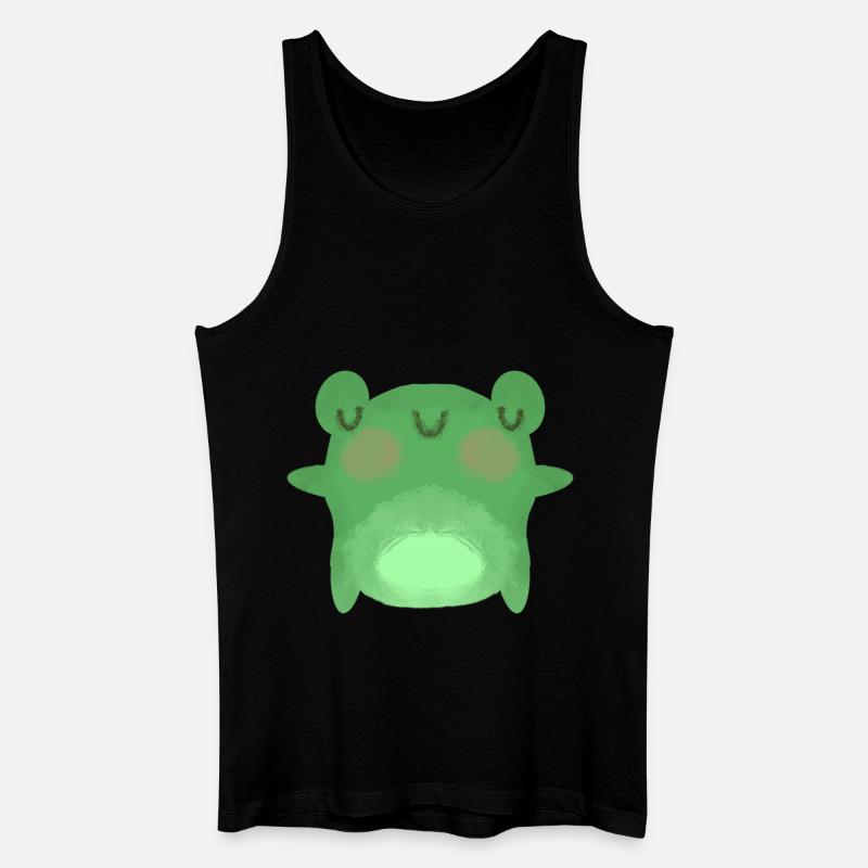 Frosch - Männer Bio Tank Top - Schwarz