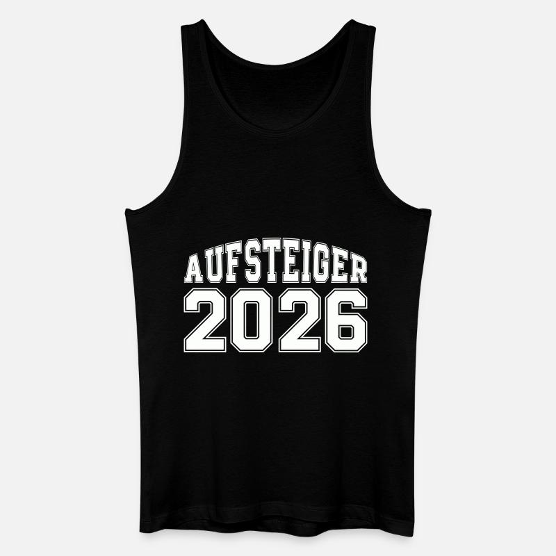 aufsteiger 2026 - Männer Bio Tank Top - Schwarz