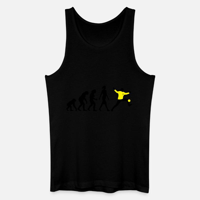 Evolution Handball Torhueterin - Männer Bio Tank Top - Schwarz