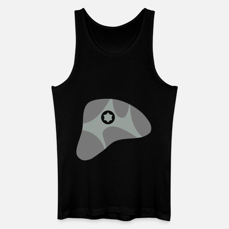 Bouldergriff, Klettergriff - Männer Bio Tank Top - Schwarz