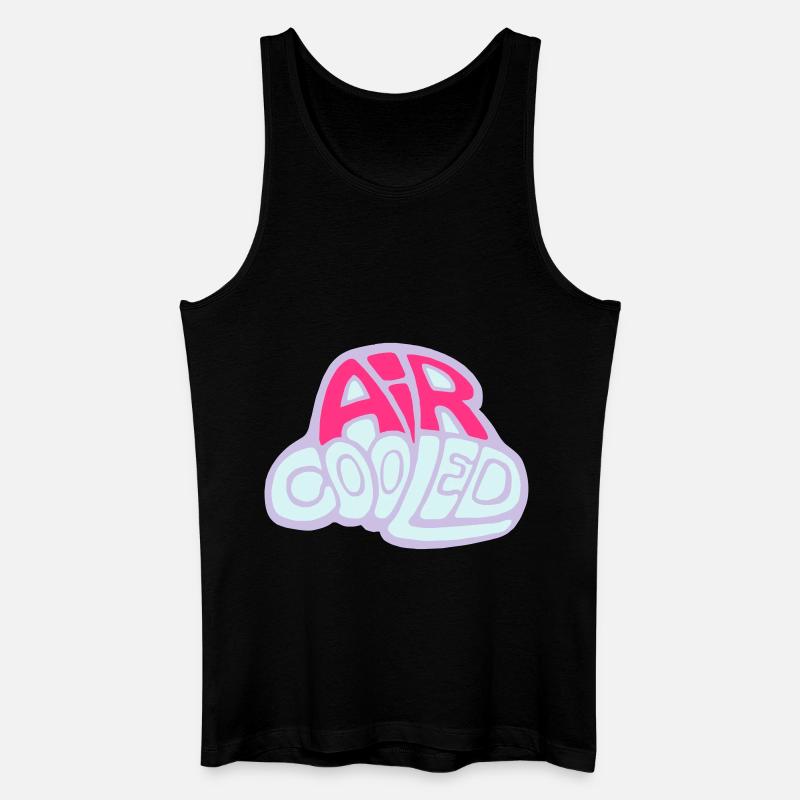 aircooled - Männer Bio Tank Top - Schwarz