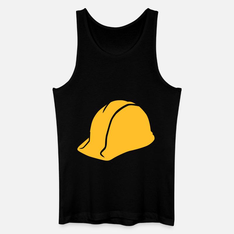 Helm - Männer Bio Tank Top - Schwarz