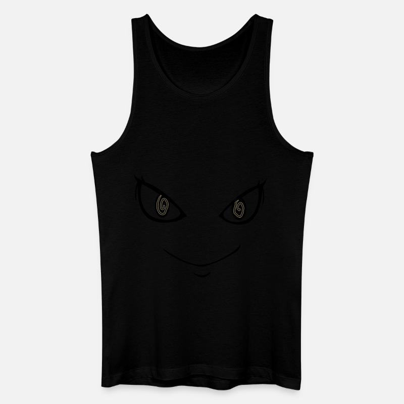Psycho Face - Männer Bio Tank Top - Schwarz