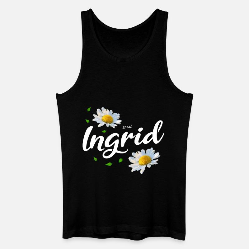 Ingrid - Männer Bio Tank Top - Schwarz