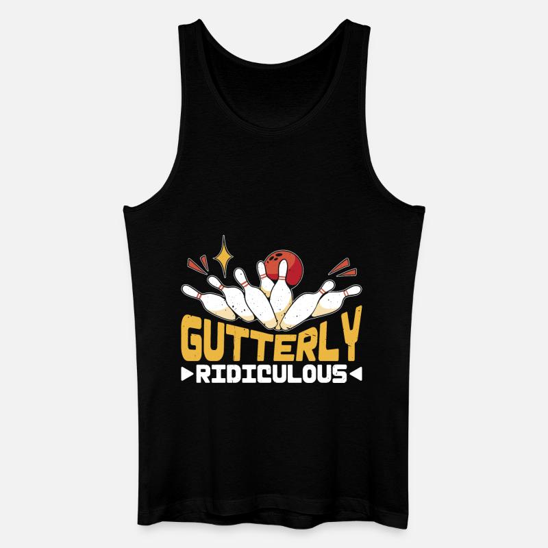 Gutterly Ridiculous 7 - Männer Bio Tank Top - Schwarz