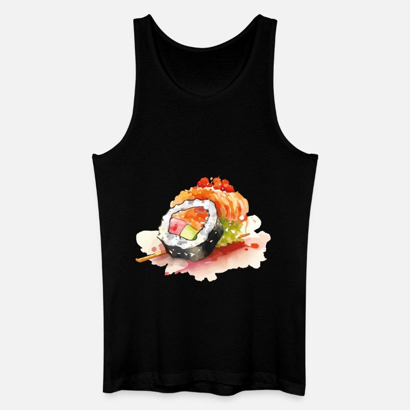 Sushi - Débardeur bio Homme - noir