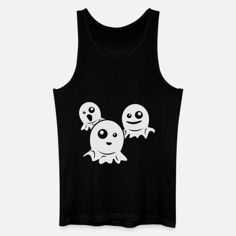 How scary... - Männer Bio Tank Top - Schwarz