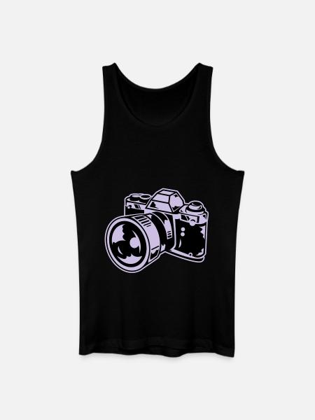 camera - Débardeur bio Homme - noir