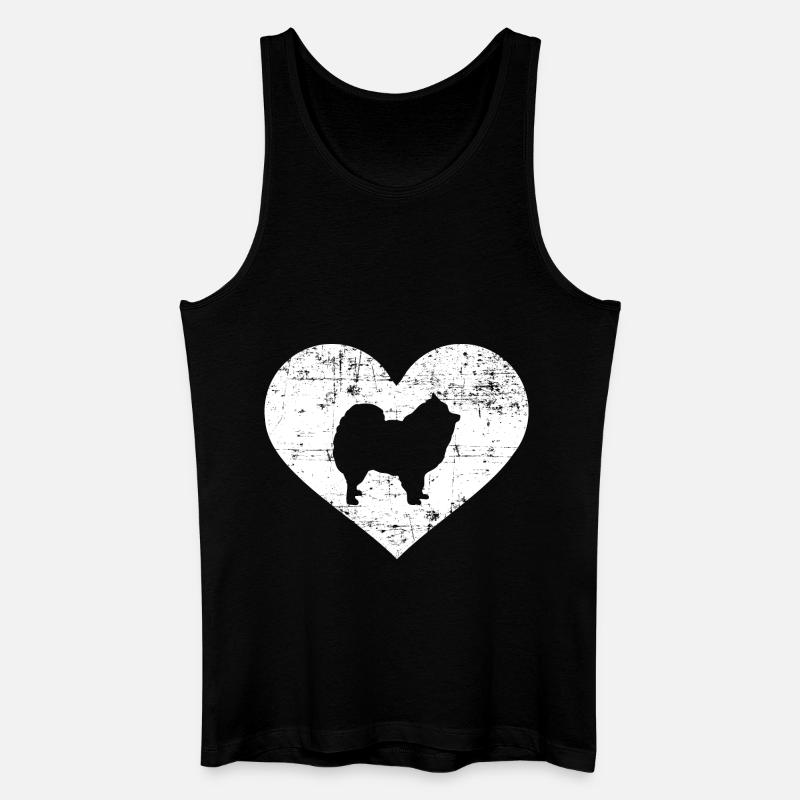 Spitz - Männer Bio Tank Top - Schwarz