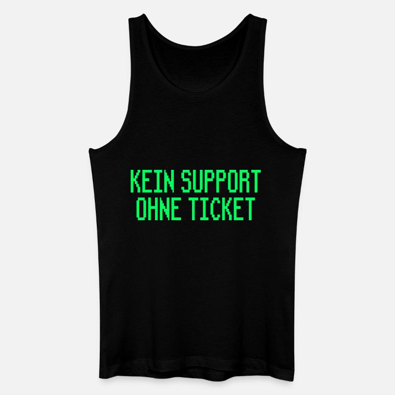 Systemadministrator Admin Spruch Computer - Männer Bio Tank Top - Schwarz
