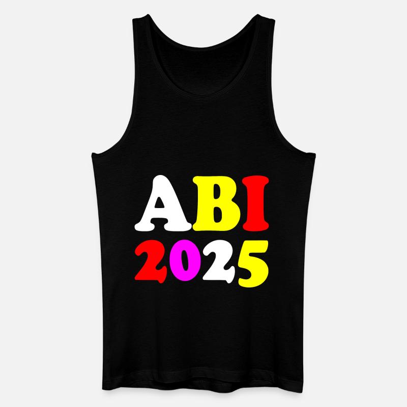 Abi 2025 - Männer Bio Tank Top - Schwarz
