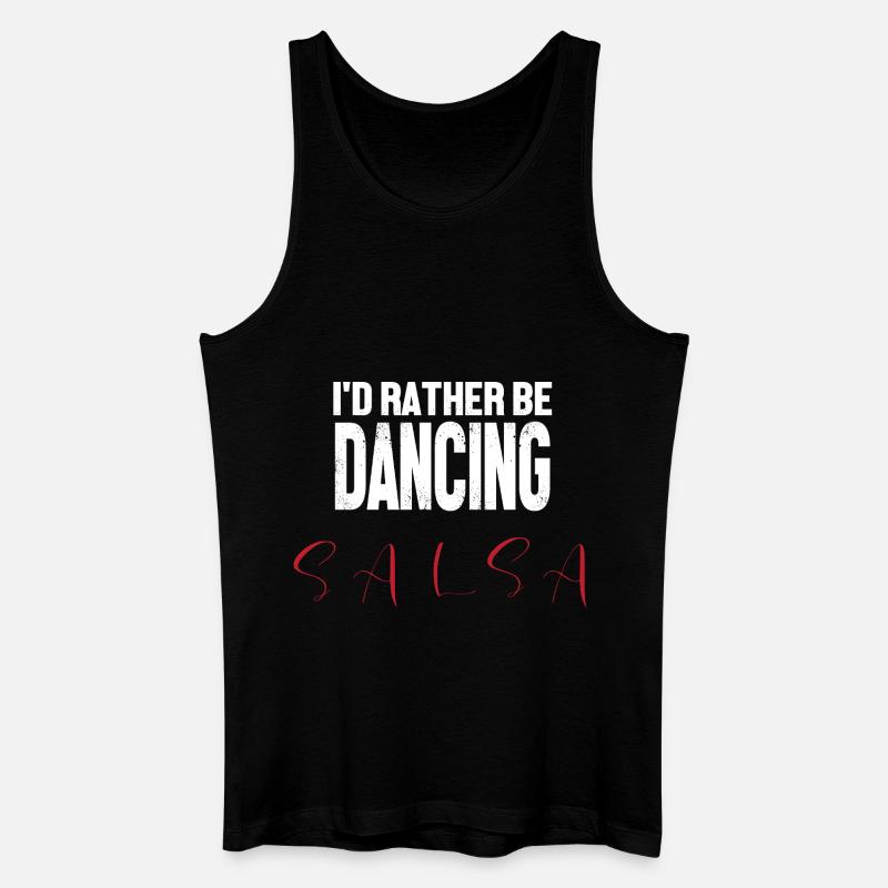 Danseuse de salsa Danseuse - Débardeur bio Homme - noir
