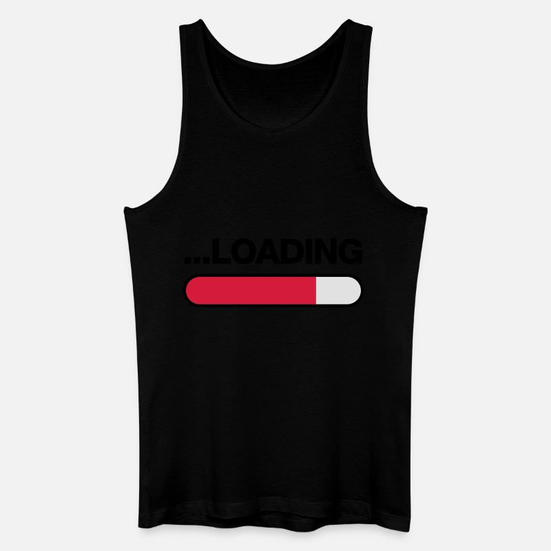 loading - Männer Bio Tank Top - Schwarz