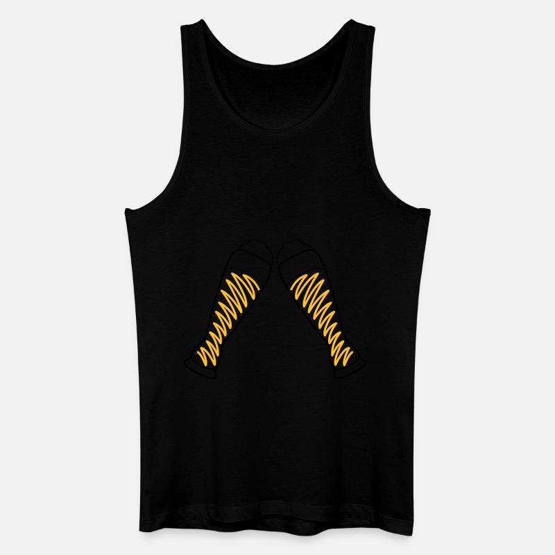 bier2 - Männer Bio Tank Top - Schwarz