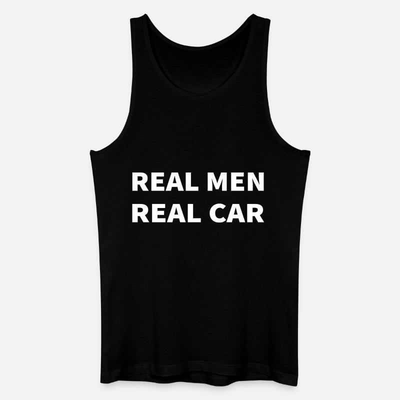 Auto - Männer Bio Tank Top - Schwarz