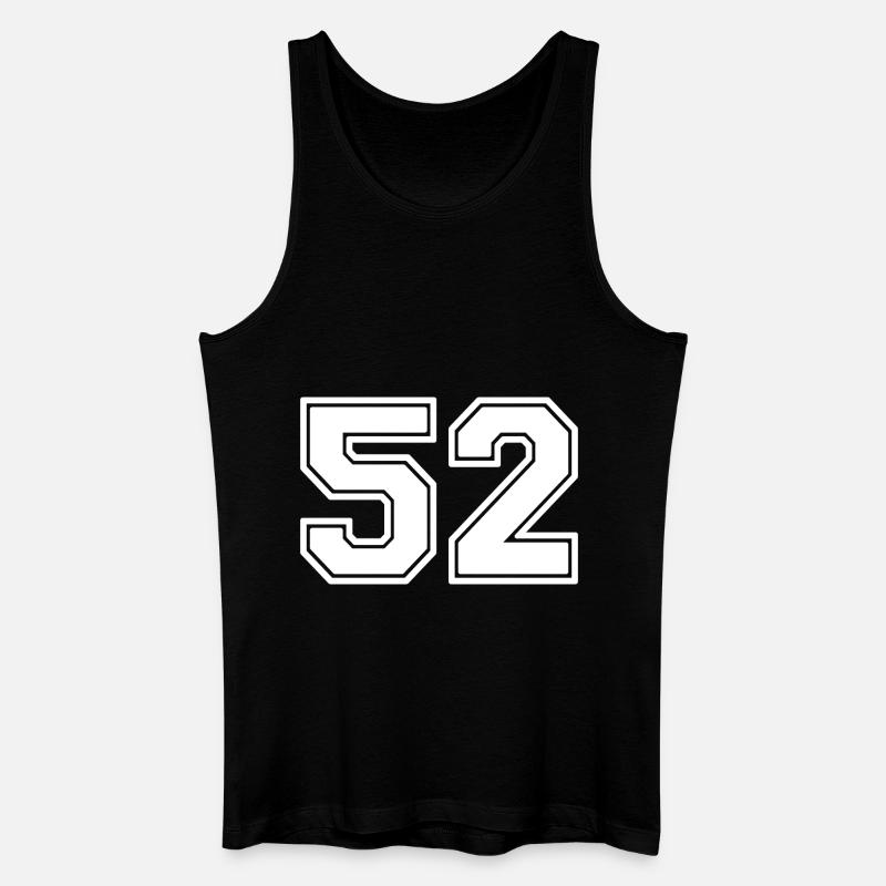 52 - Männer Bio Tank Top - Schwarz