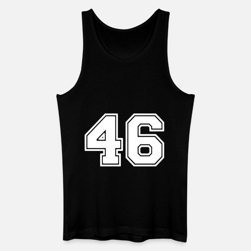 46 - Männer Bio Tank Top - Schwarz