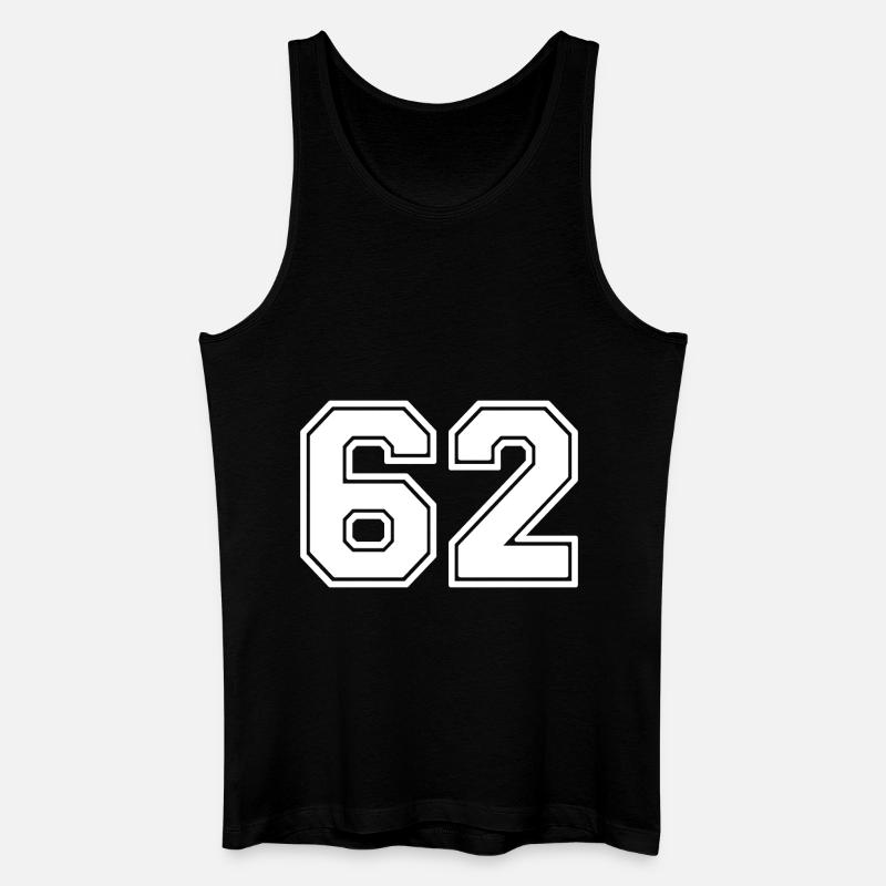 62 - Männer Bio Tank Top - Schwarz