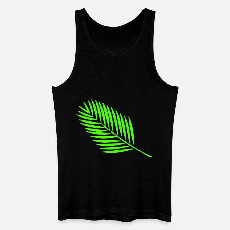 blatt - Männer Bio Tank Top - Schwarz