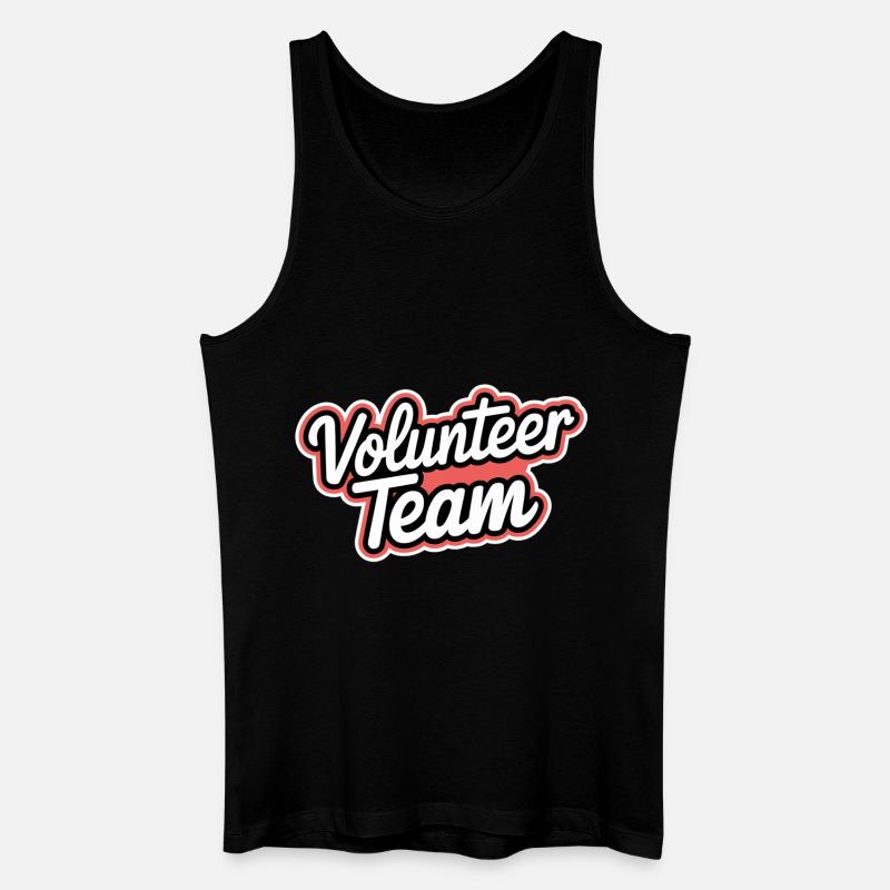 Volunteer Team 15 - Männer Bio Tank Top - Schwarz