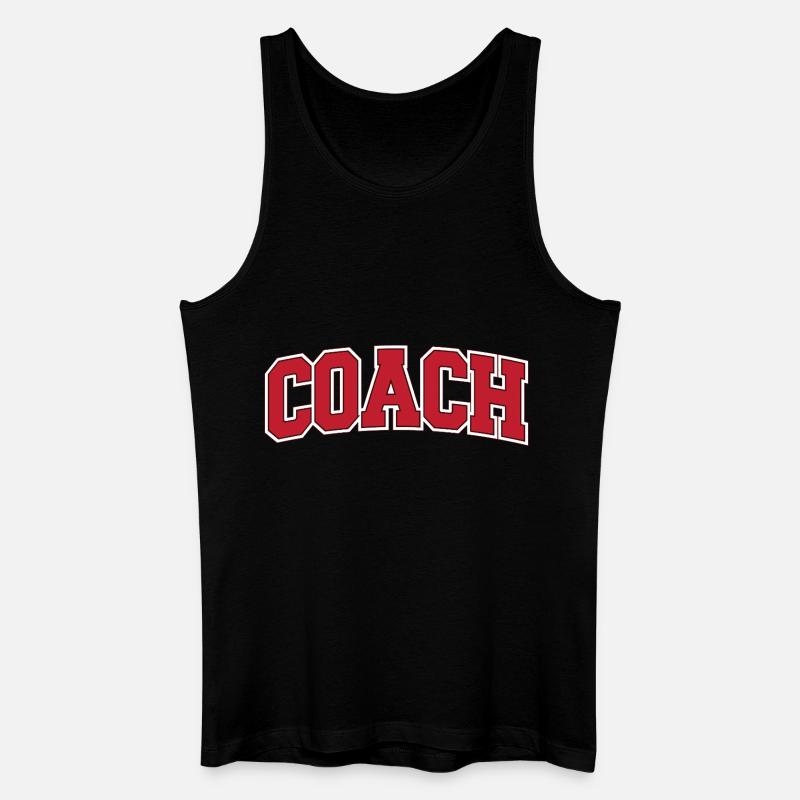Trainer - Männer Bio Tank Top - Schwarz