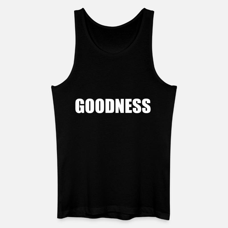 goodness - Männer Bio Tank Top - Schwarz