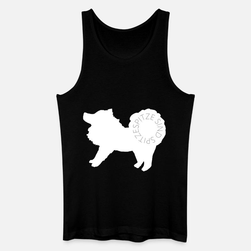 Spitze sind spitze! White - Männer Bio Tank Top - Schwarz