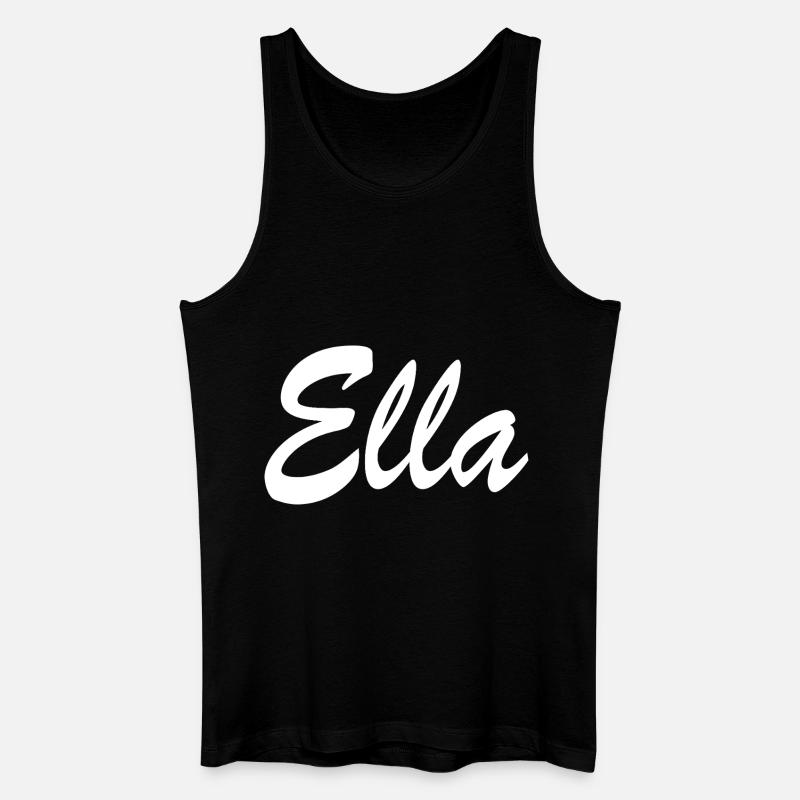 Ella - Männer Bio Tank Top - Schwarz