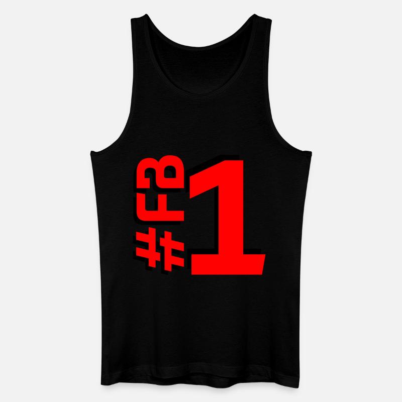 FB1-KARTON - Männer Bio Tank Top - Schwarz