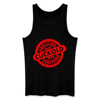 cuckold - Männer Bio Tank Top - Schwarz - Vorne
