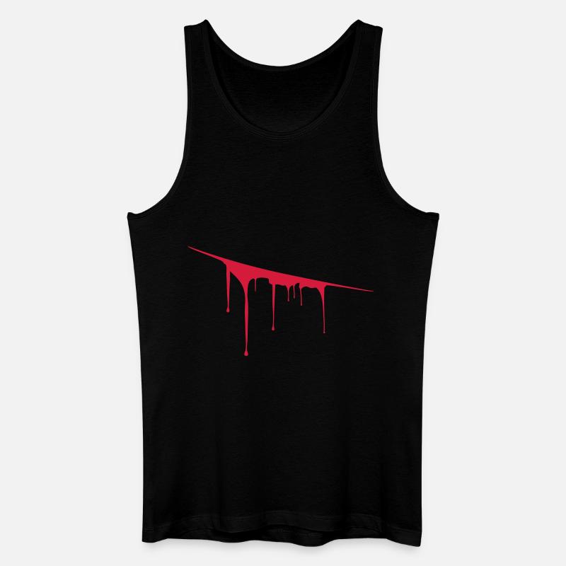 Kratzer - Männer Bio Tank Top - Schwarz