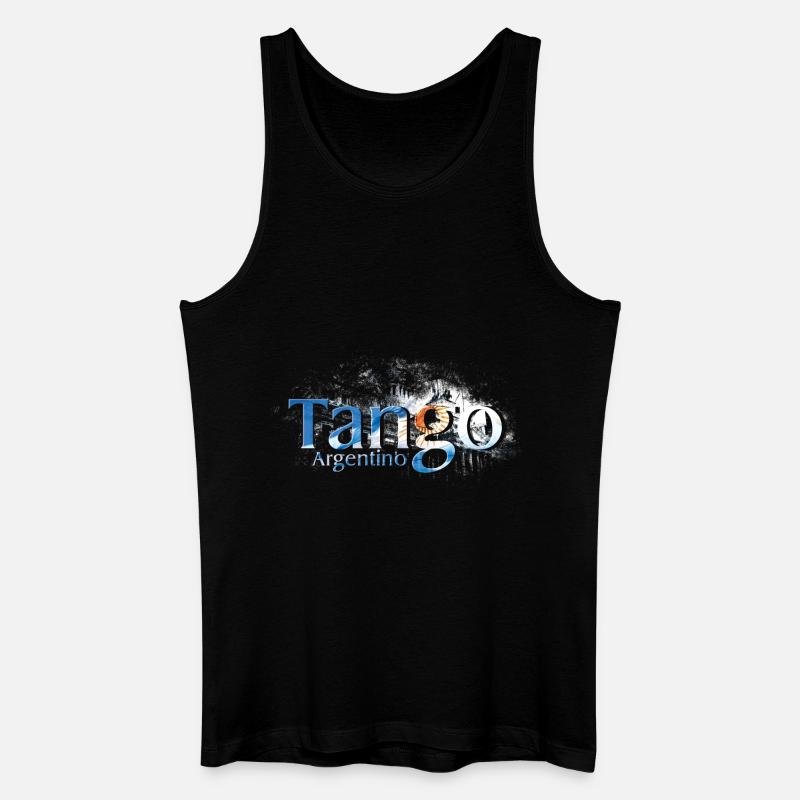 tango - Männer Bio Tank Top - Schwarz