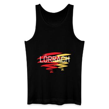 Geschenkidee für Kind aus Lörrach - Männer Bio Tank Top - Schwarz - Vorne