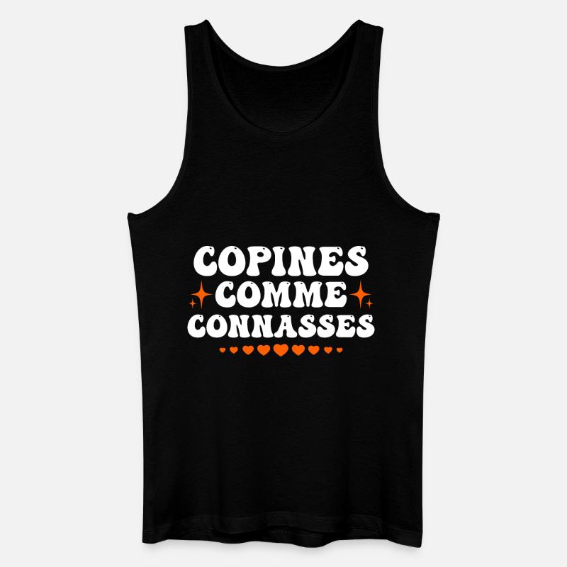 Freundinnen als - Männer Bio Tank Top - Schwarz