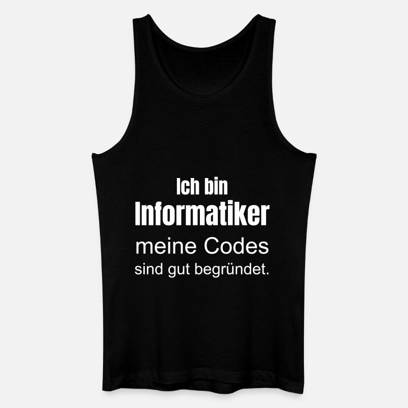 Informatiker - Männer Bio Tank Top - Schwarz