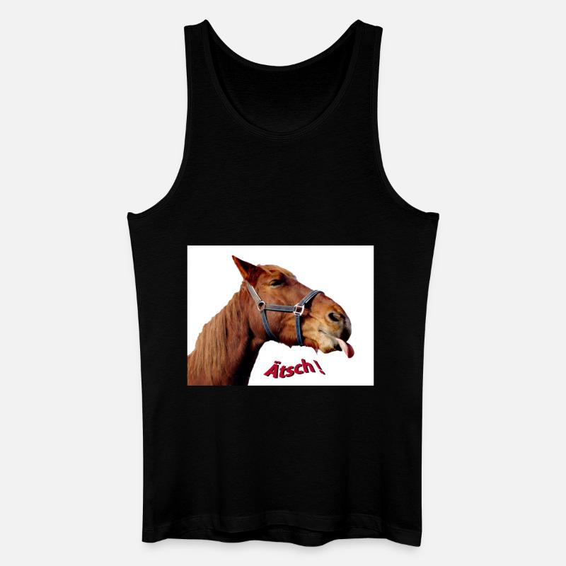 Ätsch! - Männer Bio Tank Top - Schwarz