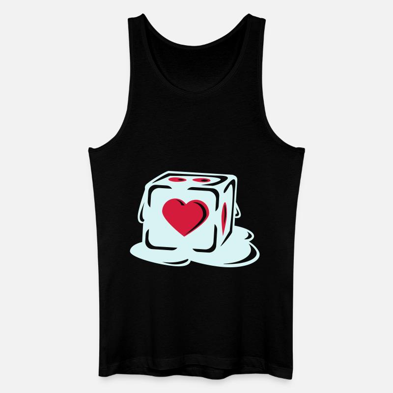 With Heart - Débardeur bio Homme - noir