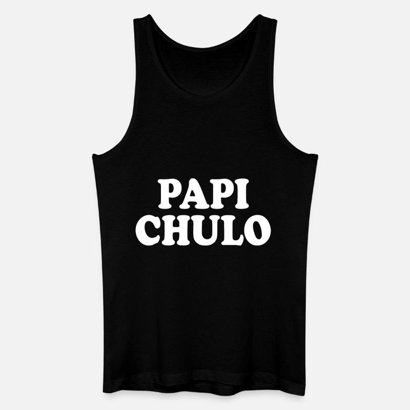Papi chulo - Men’s Organic Tank Top - black