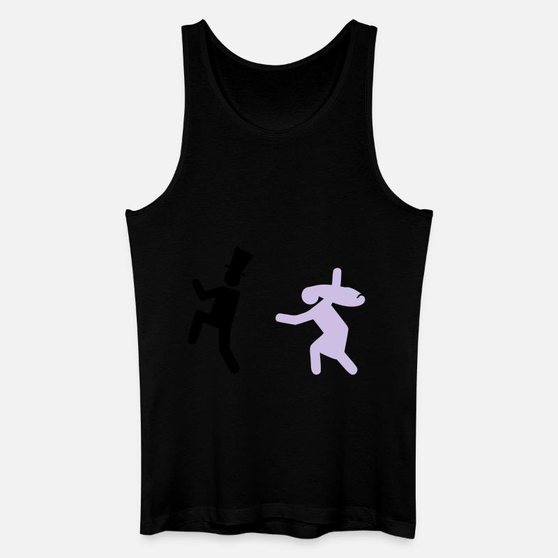 Running Groom - Männer Bio Tank Top - Schwarz