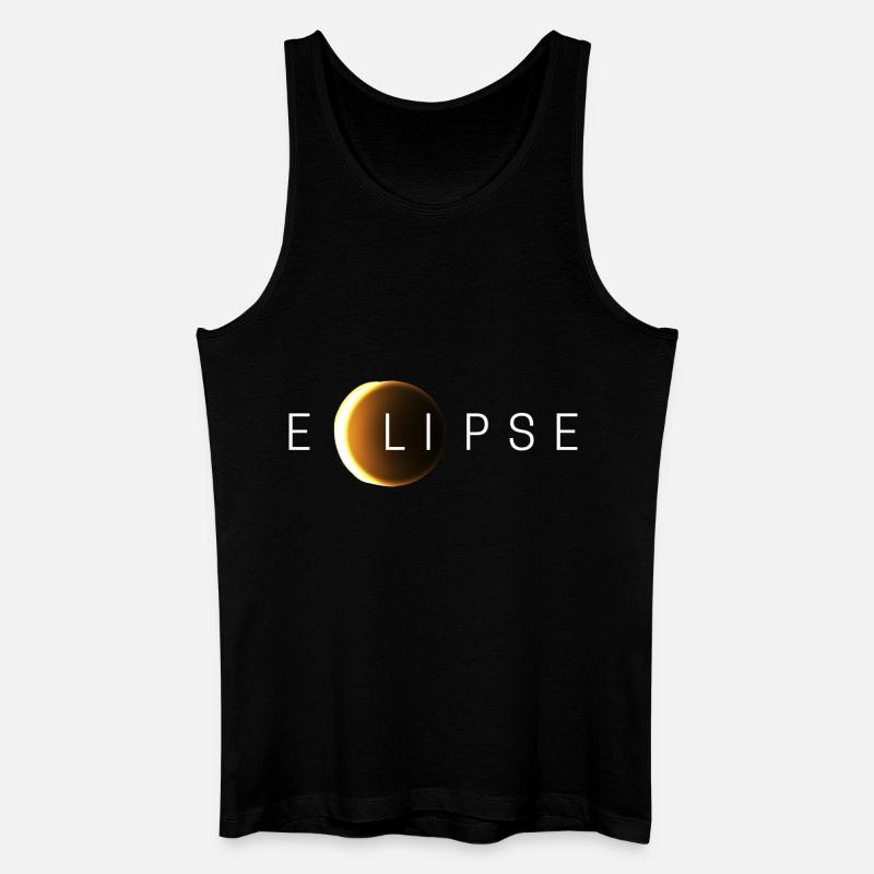 Solar eclipse - Men’s Organic Tank Top - black