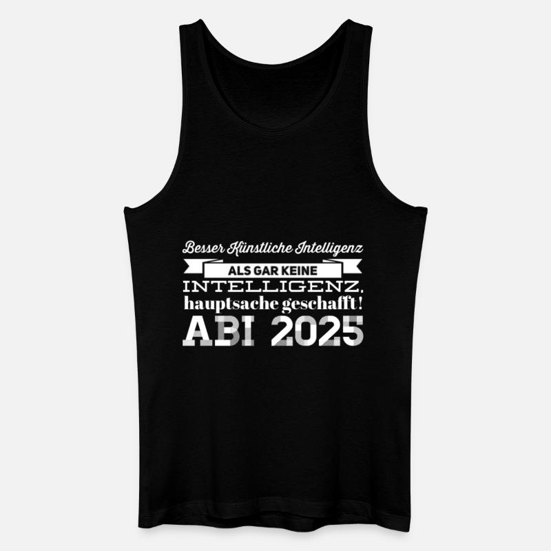 Abschluss - Männer Bio Tank Top - Schwarz