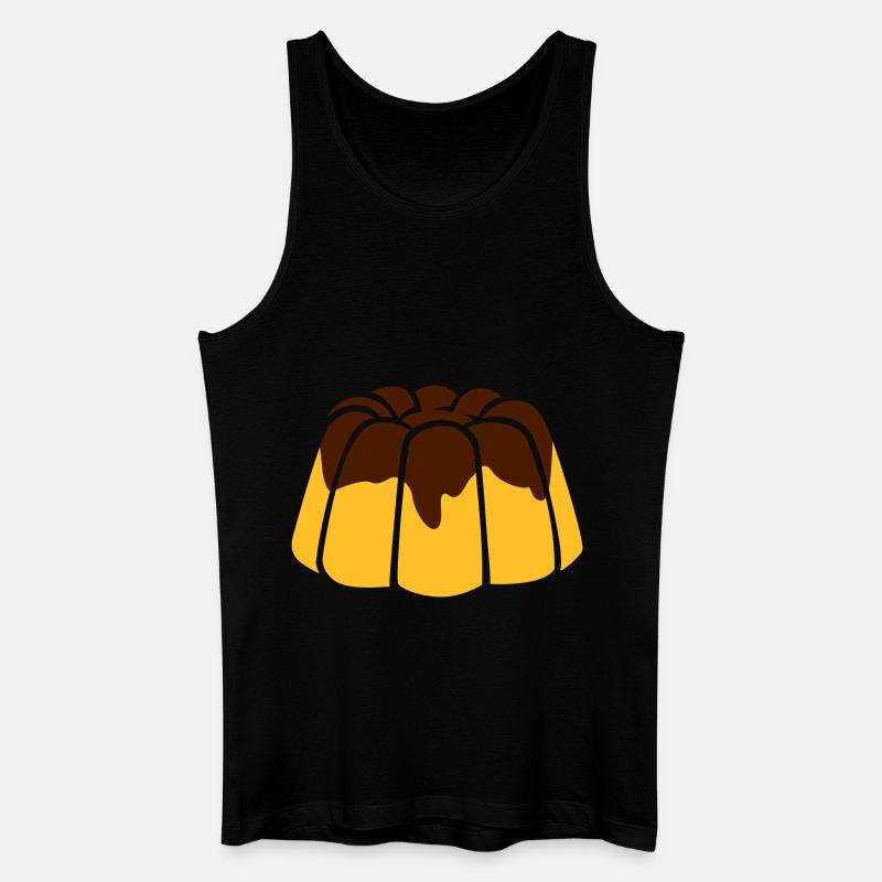 Pudding - Männer Bio Tank Top - Schwarz