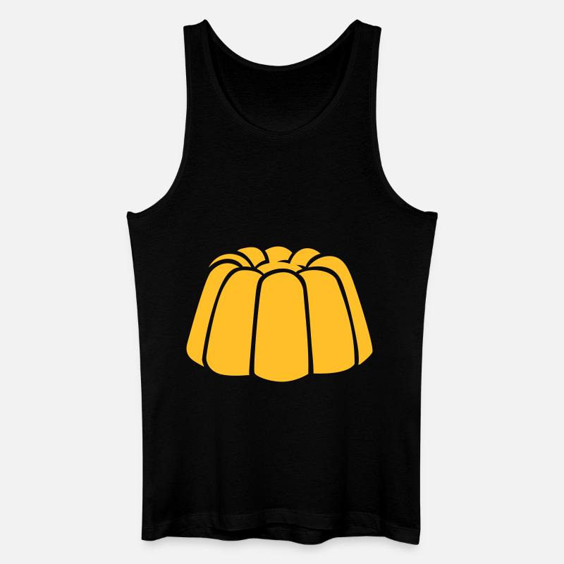 Pudding - Männer Bio Tank Top - Schwarz